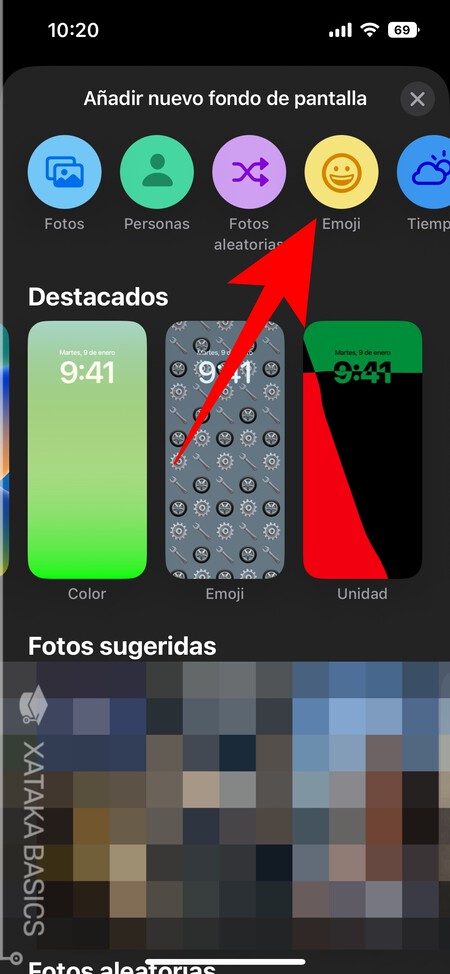 Cómo poner un fondo de pantalla de emojis en tu iPhone con iOS 16