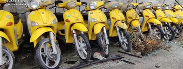 Motos de Correos y de la policía de Madrid por Madagascar. Ha caído una importante red de exportación ilegal de motos