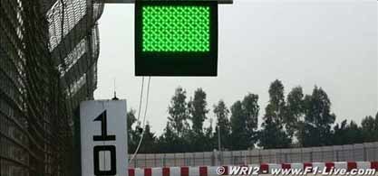 La electrónica podría sustituir a las banderas en la F1