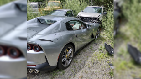 Dolorpasión™: Valet parking se roba un Ferrari 812 GTS 2021 y lo deja a la deriva tras chocarlo