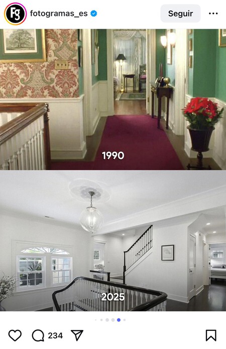 Montaje de 'Solo en casa' y la nueva casa reformada. / @fotogramas_es