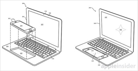 Usar el iPhone como Touchpad en un futuro portátil esclavo, la nueva patente de Apple
