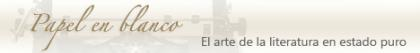 Papel en blanco: nuevo blog literato
