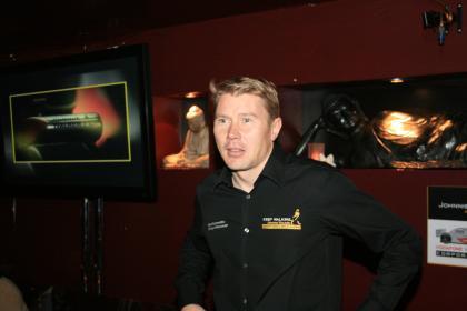Hakkinen, otro conductor responsable, en Madrid