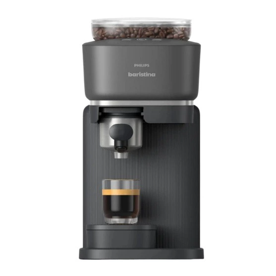 Cafetera express - Philips Baristina BAR300/60, Molinillo cerámico, 16 bares