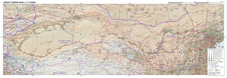 Great Green Wall Of China Topography