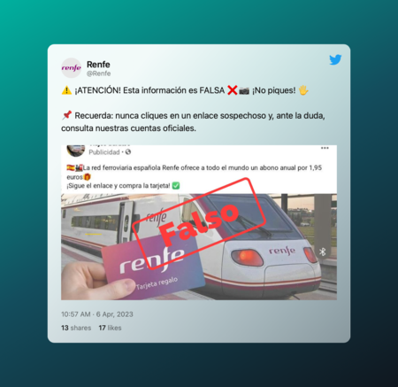 Tweet By Renfe
