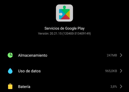 Servicios Google Play