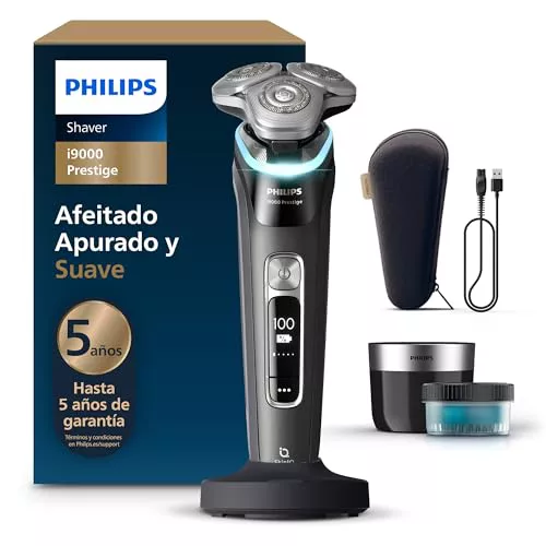 Philips i9000 Prestige, Afeitadora Eléctrica Hombre en Seco y Húmedo