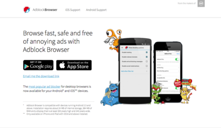 Adblock Browser, el terror de los anuncios móviles ya está (ahora en serio) aquí