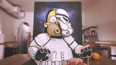 El Homer Simpson más delicioso viene en forma de pastel y con disfraz de Stormtrooper 