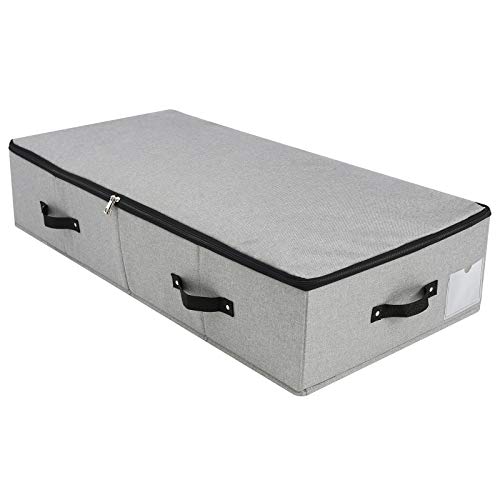 Caja de almacenamiento plegable debajo de la cama con asas