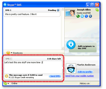 Skype SMS: envía mensajes muy baratos a cualquier parte del mundo