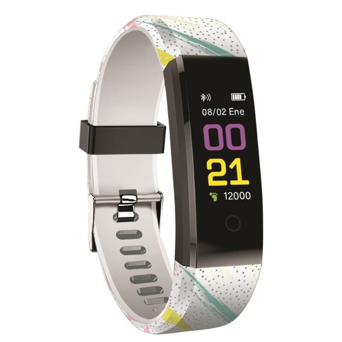 muvit IO Pulsera de Actividad y Salud HEALTH POP Spots multicolor