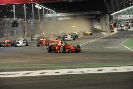 Ponle nombre a una curva del circuito de Singapur
