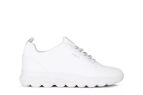 Geox D Spherica A, Zapatillas Mujer, Blanco, 40 EU