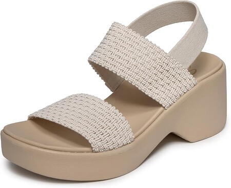Sandalias Sckechers Mujer Cali Day Blanco