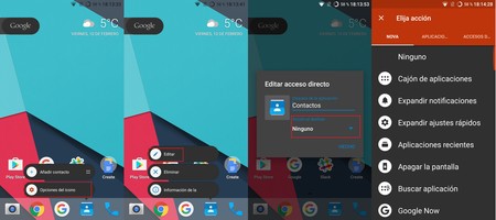 Nova Launcher Deslizar