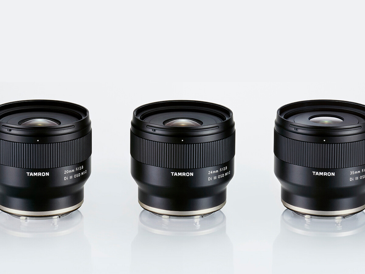 Tamron 20mm, 24mm y 35mm F2.8 Di III OSD M1:2: los nuevos gran