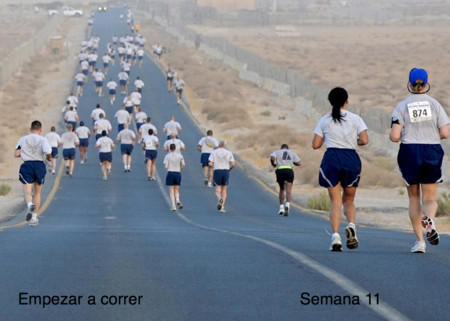 Entrenamiento para empezar a correr: semana 11
