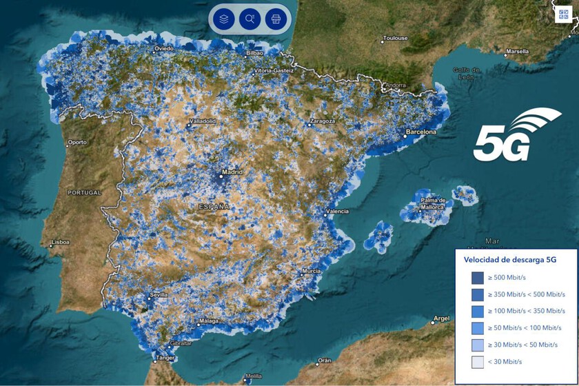 El mapa que siempre consulto para saber si hay cobertura de fibra y ...