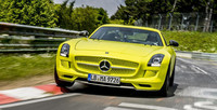El SLS AMG Electric Drive marca un nuevo récord en Nürburgring Nordschleife