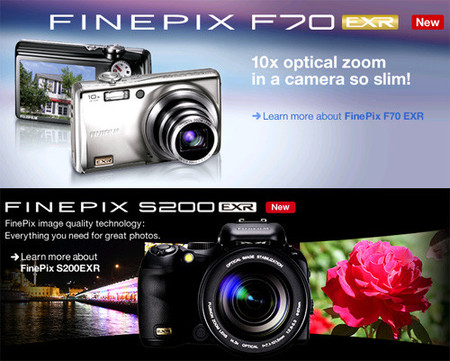 Fujifilm Finepix S70EXR y S200EXR