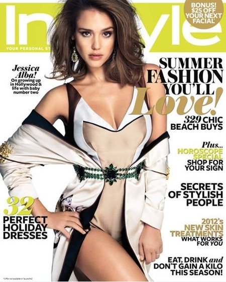 Jessica Alba más macizorra y guapa que nunca en la portada de 'InStyle'