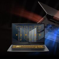 Worten tiene un portátil gaming grande y potente como el ASUS TUF Gaming A17 FA706QM-HX001 con RTX3060 y 17 pulgadas por 268 euros menos