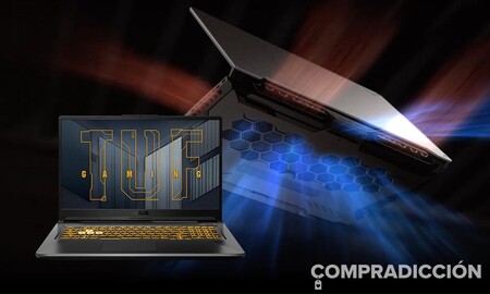 Worten tiene un portátil gaming grande y potente como el ASUS TUF Gaming A17 FA706QM-HX001 con RTX3060 y 17 pulgadas por 268 euros menos