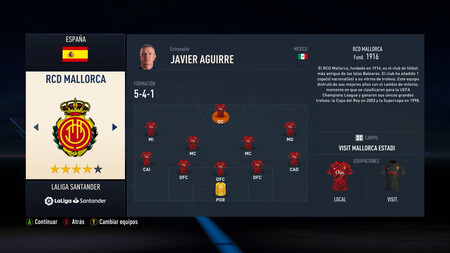 Eleccion Del Club Modo Carrera