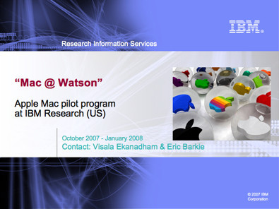 IBM se plantea pasarse a Mac