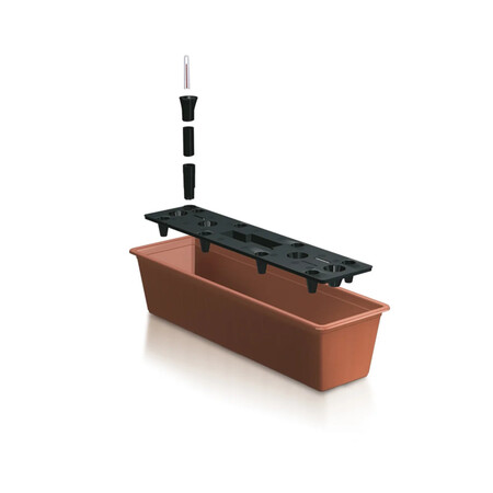 Maceta Balconera De Plastico Color Terracota