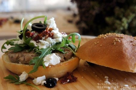 Hamburguesa al estilo griego. Receta