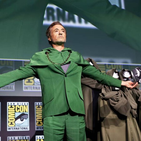 Robert Downey Jr en la presentación de 'Vengadores: Doomsday'