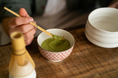 Té matcha en polvo