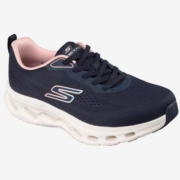 Zapatillas deportivas Skechers Step 2.0 Kris, mujer, negro, rosa

