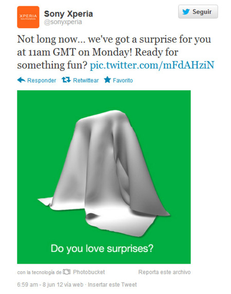 Sorpresa Xperia