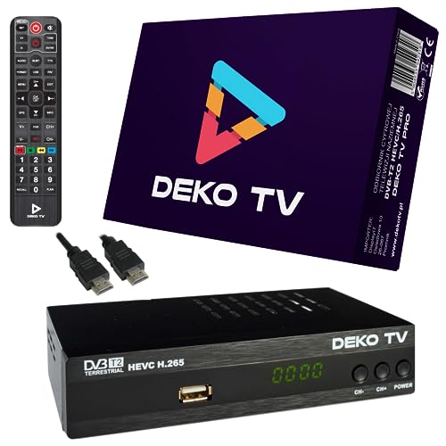 DEKO TV Pro Decodificador TDT HD 2024 