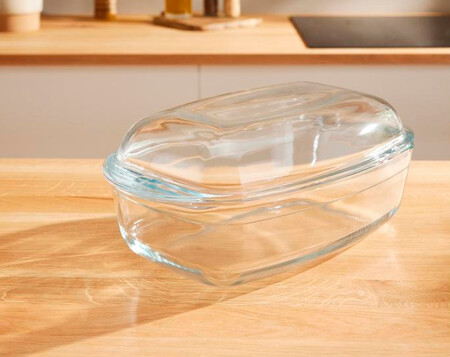 Cacerola De Vidrio Con Tapa