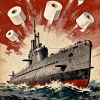 A sujeira em tempos de guerra: como a tripulação de um submarino lidou com a falta de papel higiênico durante a Segunda Guerra Mundial 