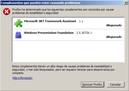 Mozilla reacciona frente a los plugins 'ocultos' de Microsoft