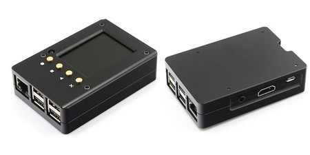 Esta caja de aluminio con pantalla de 2,2 pulgadas es una excelente idea para tu Raspberry Pi