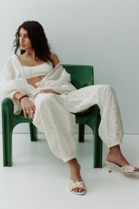 Pantalones Encaje Tendencia Primavera Ligeros Comodos Elasticos