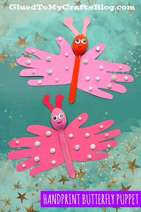 Spoon Butterfly Kid Craft Gluedtomycrafts