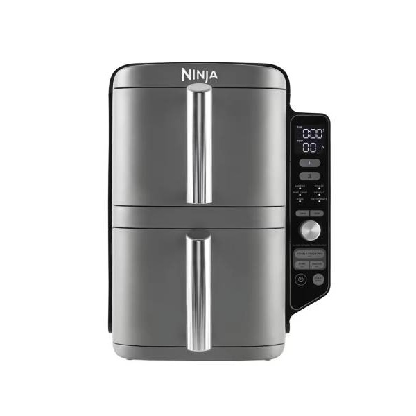 NINJA - Freidora de aire Ninja SL400EU doble compratimento y capacidad de 9,5 litros.