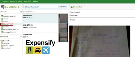 Evernote y Expensify, una buena solución para los informes de gastos de viaje