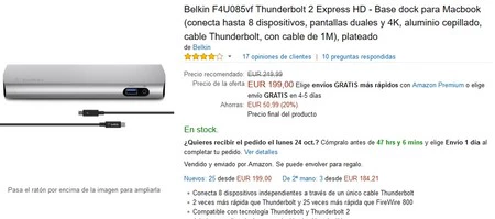 Macbook Belkin Thunderbolt 2 Express Amazon