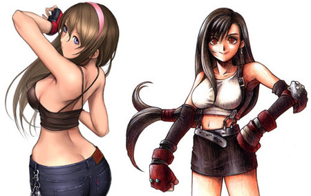 Dead Fantasy III: Hitomi de 'Dead or Alive' contra Tifa de 'Final Fantasy VII'