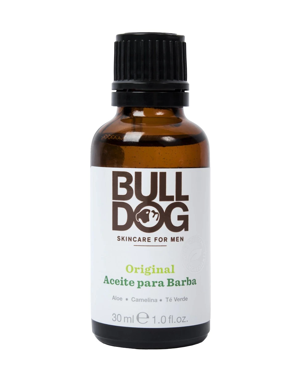Aceite original especial para barba, no graso con fórmula de rápida absorción para suavizar e hidratar el vello seco o quebradizo.
